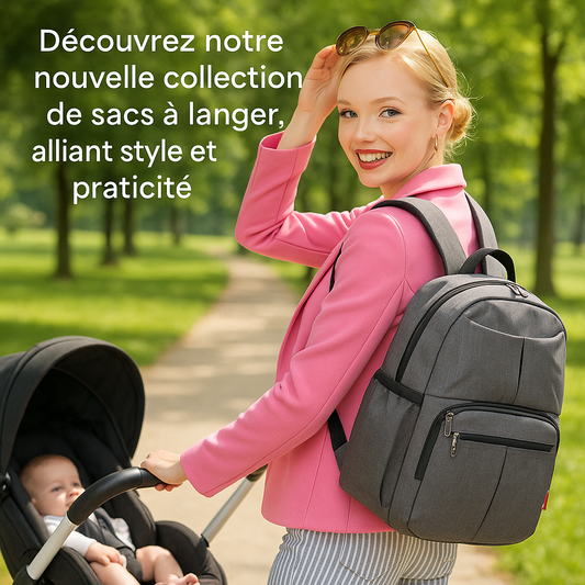 Sac à dos à langer : Un indispensable pour les promenades avec bébés