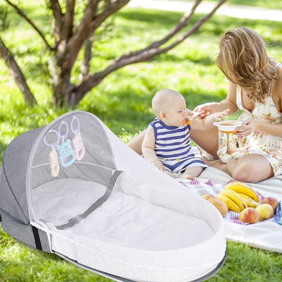 Berceau de Voyage - BabyNest™ - Gris
