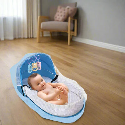 Berceau de Voyage - BabyNest™ - Bleu
