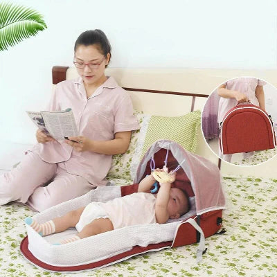 Berceau de Voyage - BabyNest™ - Rouge