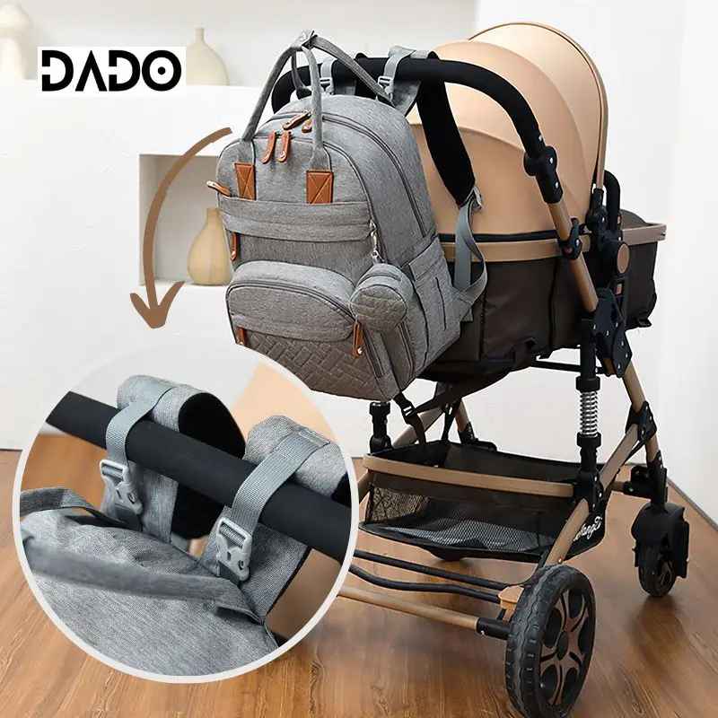 sac à dos à langer sangle pour poussette
