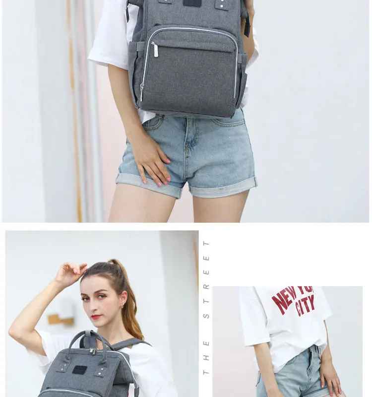 sac à dos à langer stylée