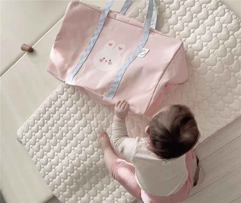 sac à langer bébé rose