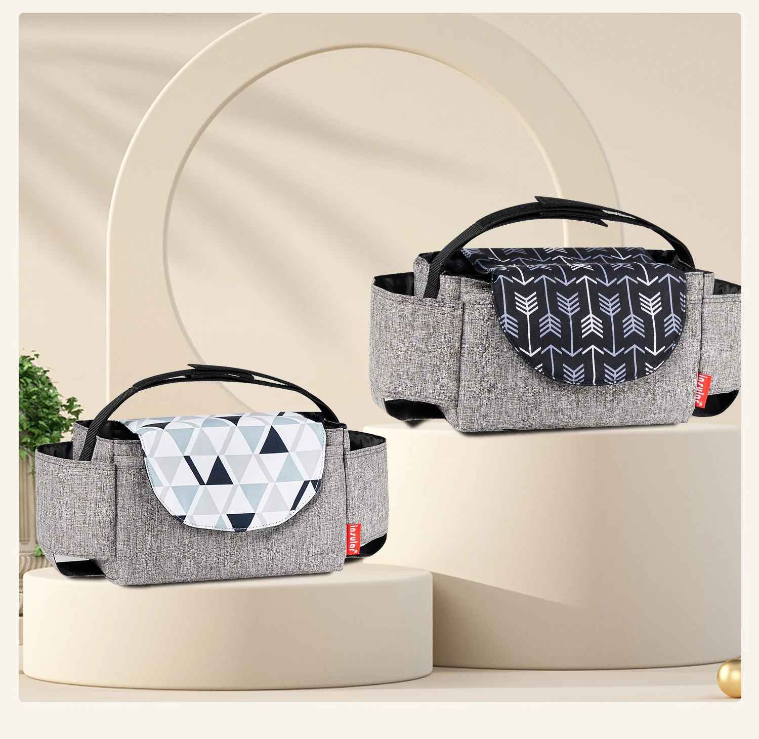 sac Ă  langer gris pratique