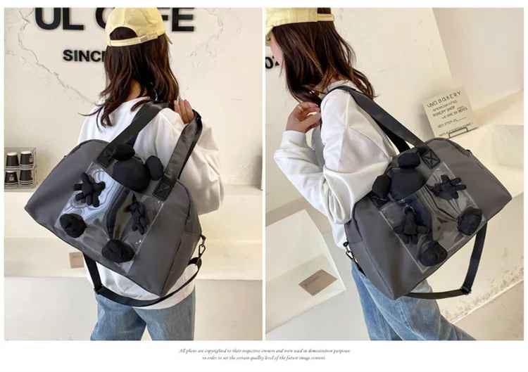 sac à langer gris stylée