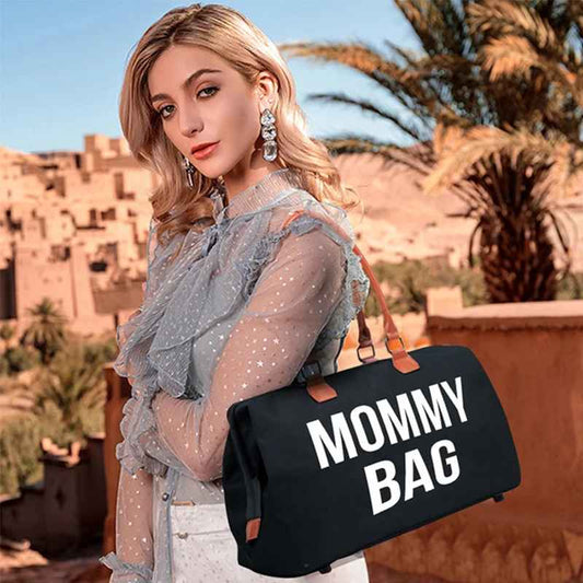 sac à langer noir stylée