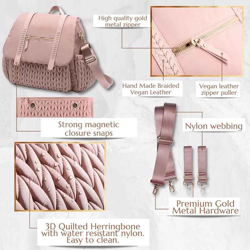 sac Ă  langer rose design