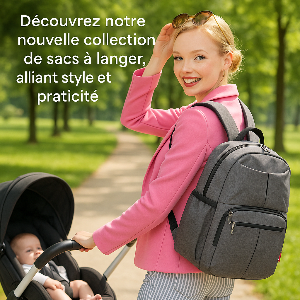 Sac à dos à langer : Un indispensable pour les promenades avec bébés