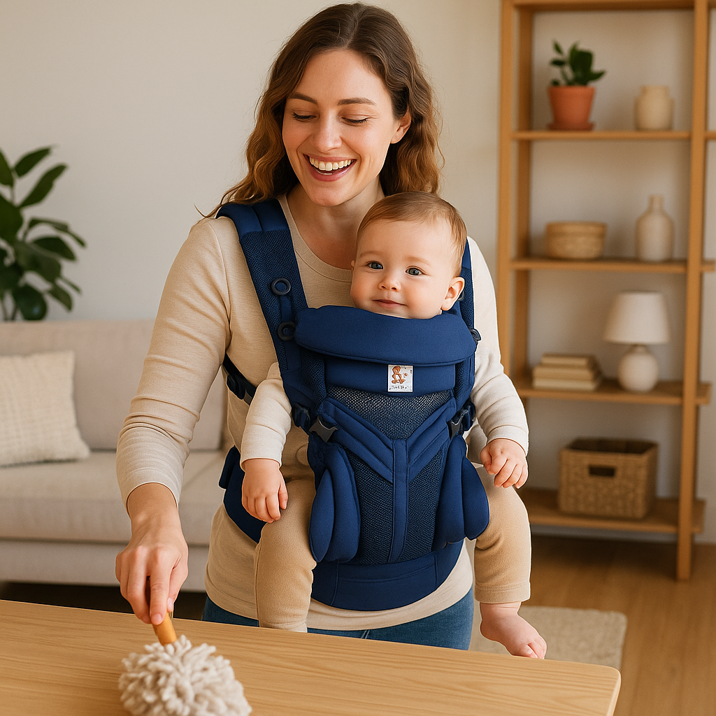 Comment calmer un bébé agité grâce au portage