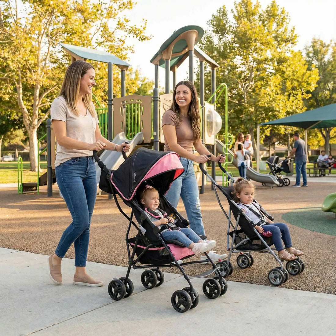 poussette confortable