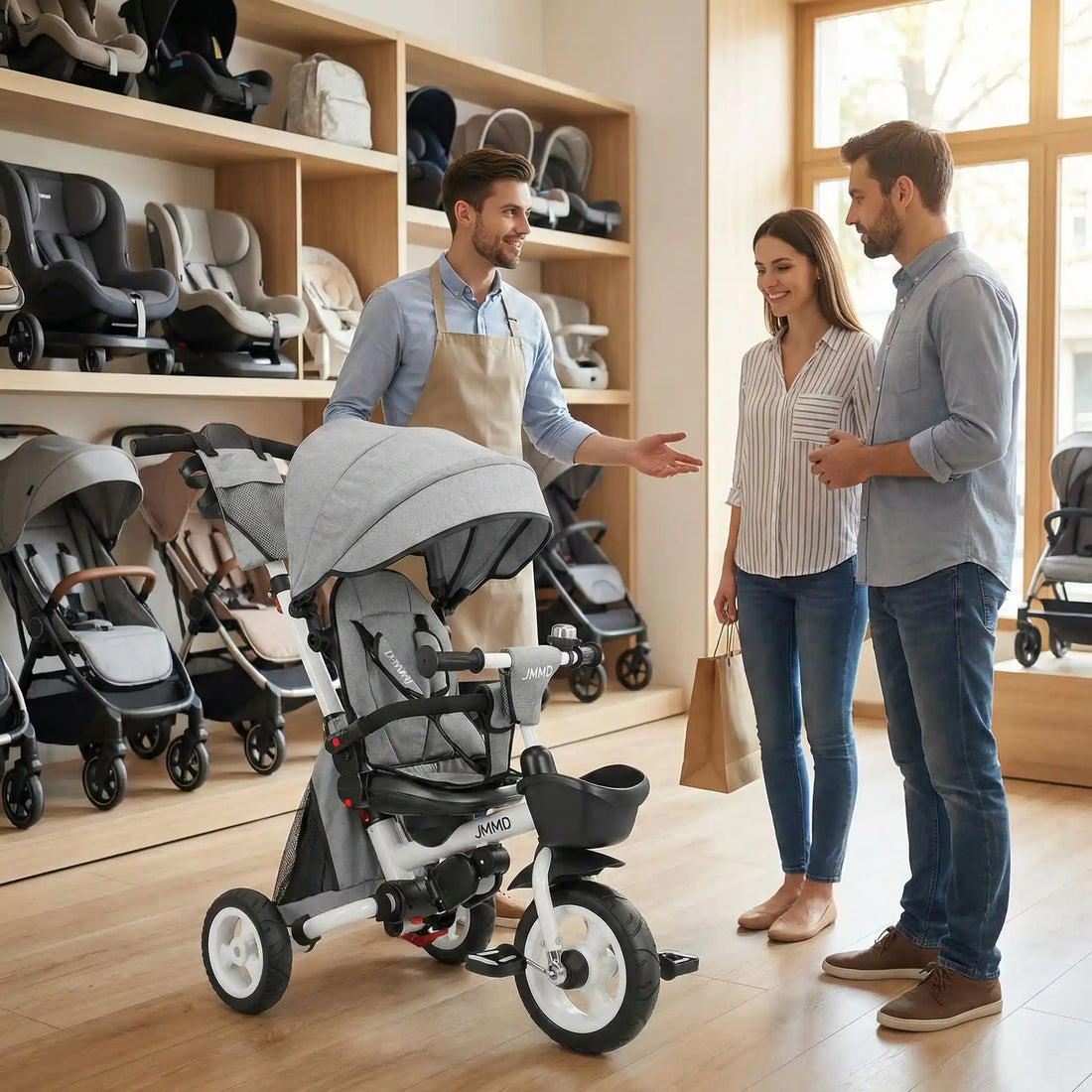 poussette bébé simple mais efficace