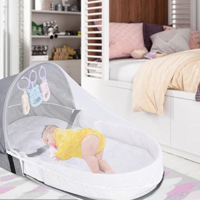 Berceau de Voyage - BabyNest™ - Gris