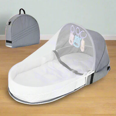 Berceau de Voyage - BabyNest™ - Gris