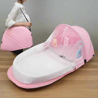 Berceau de Voyage - BabyNest™ - Rose