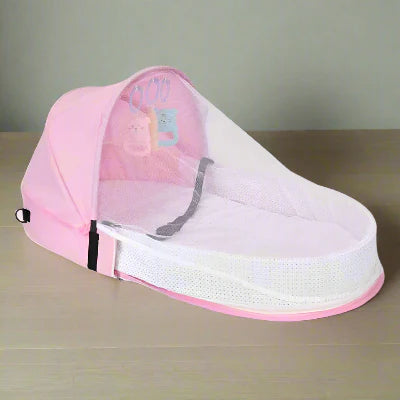 Berceau de Voyage - BabyNest™ - Rose