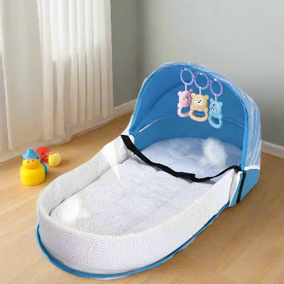 Berceau de Voyage - BabyNest™ - Bleu