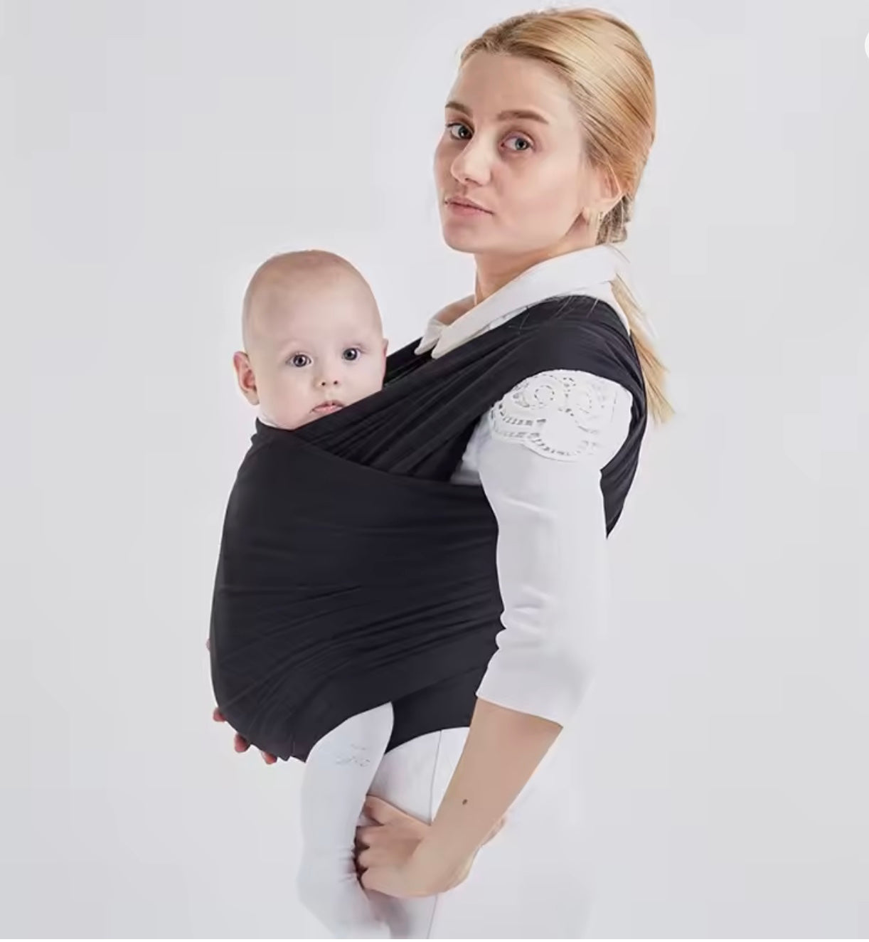 couleur noir écharpe de portage