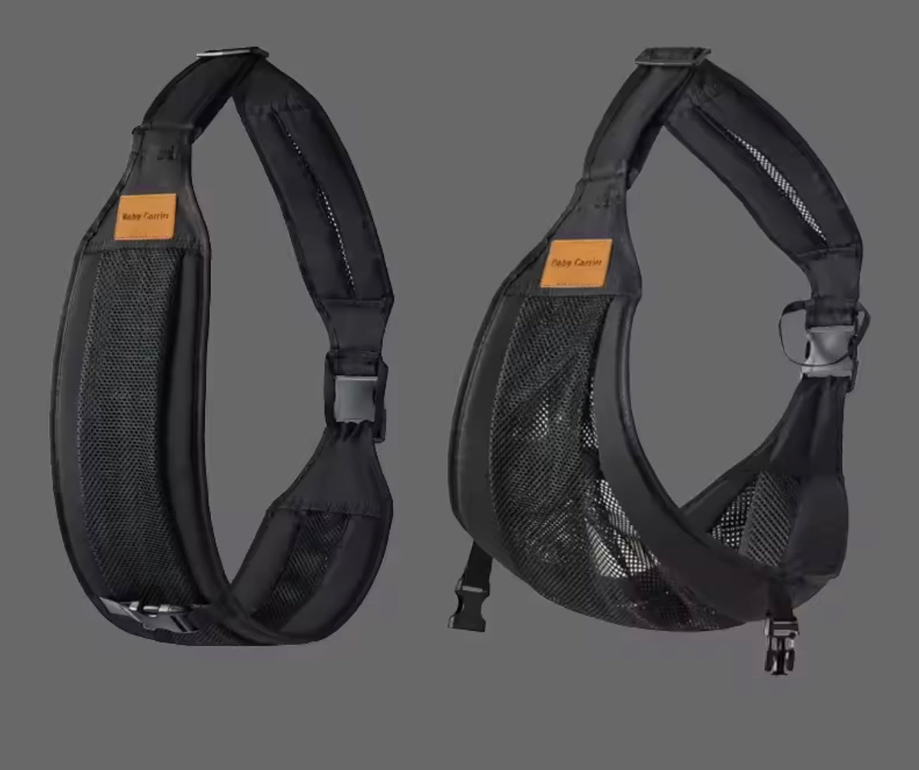 écharpe de portage noire