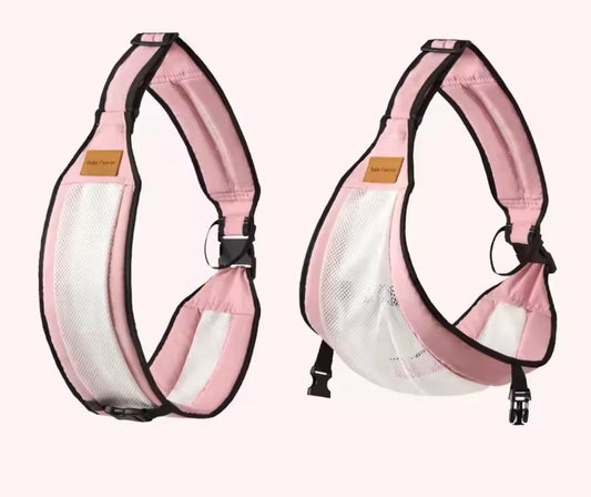 écharpe de portage rose