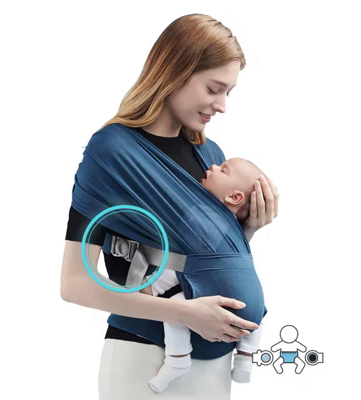 écharpe de portage très sécuritaire