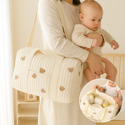 organisation sac a langer bebe avec plusieurs poches