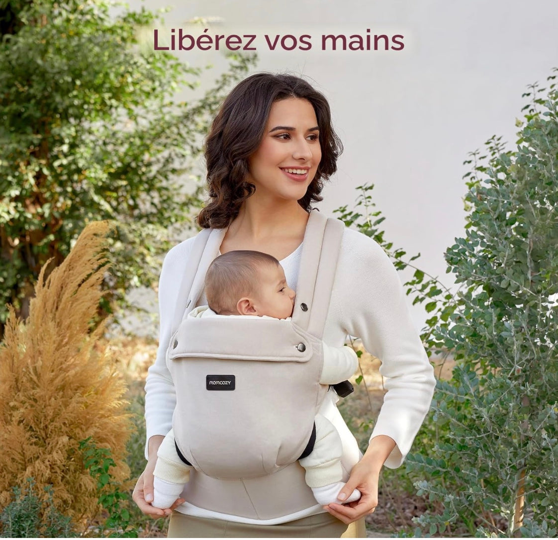 libérez vos mains grâce au porte bébé