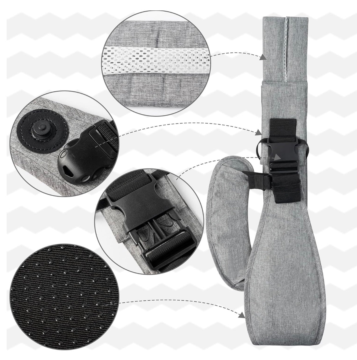 porte bébé détails de comment le porter