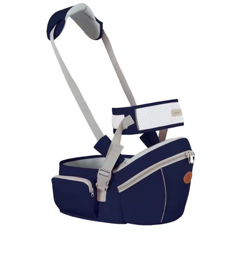 porte bébé ergonomique bleu foncé