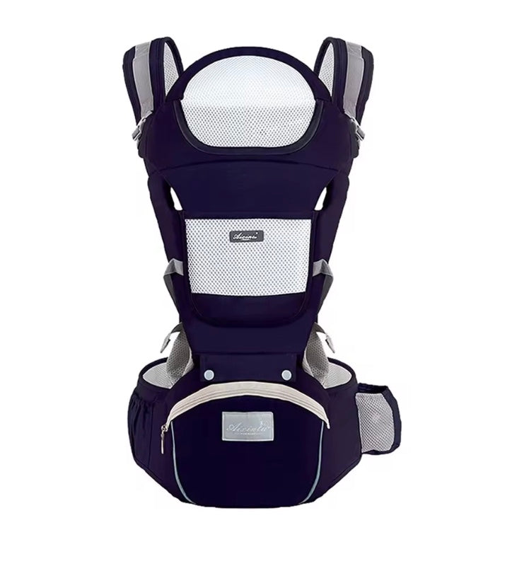 porte bébé ergonomique bleu marine confort du bébé