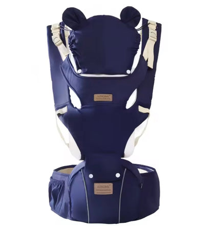 porte bébé ergonomique bleu sécuritaire