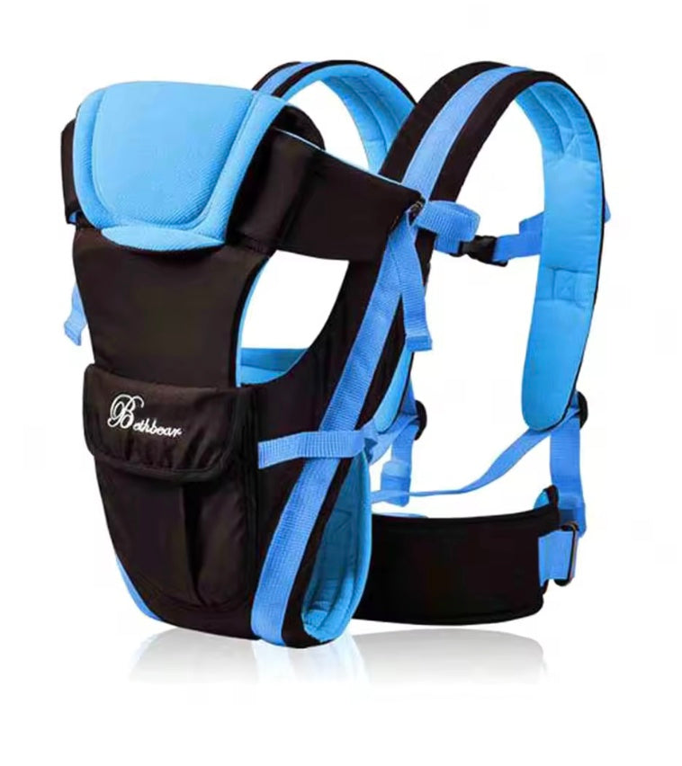 porte bébé ergonomique bleu