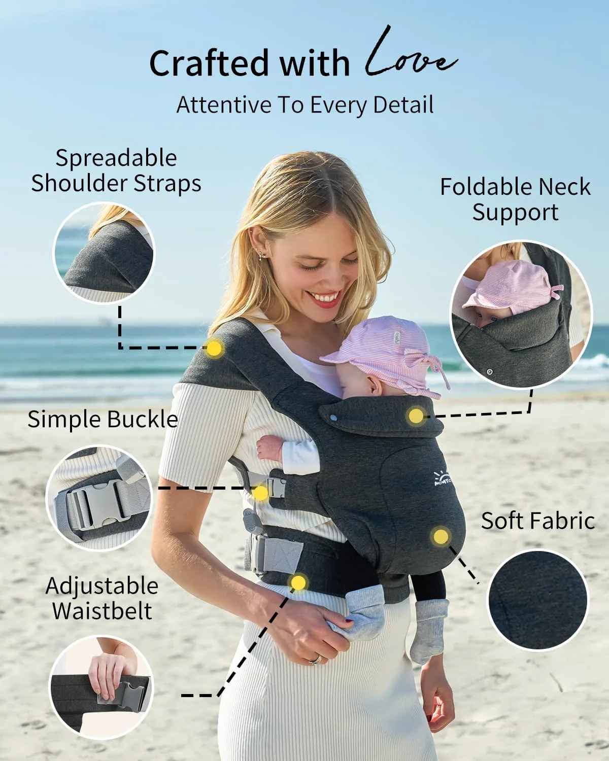 porte bébé ergonomique détails que tu dois savoir