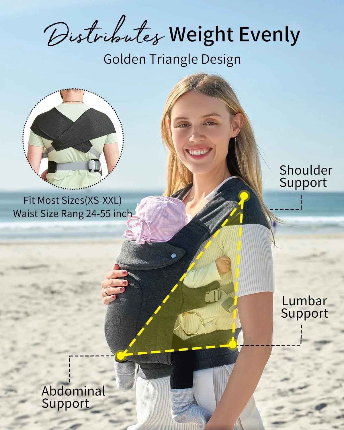 porte bébé ergonomique maman satisfaite