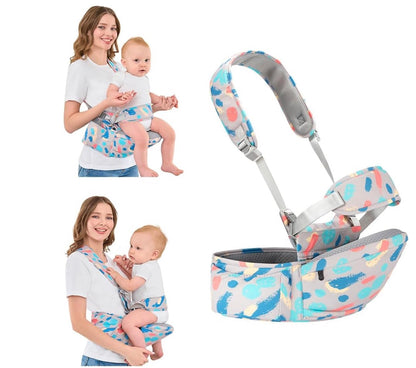 porte bébé ergonomique multicolore