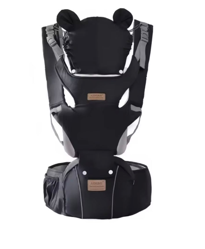 porte bébé ergonomique noir sécuritaire