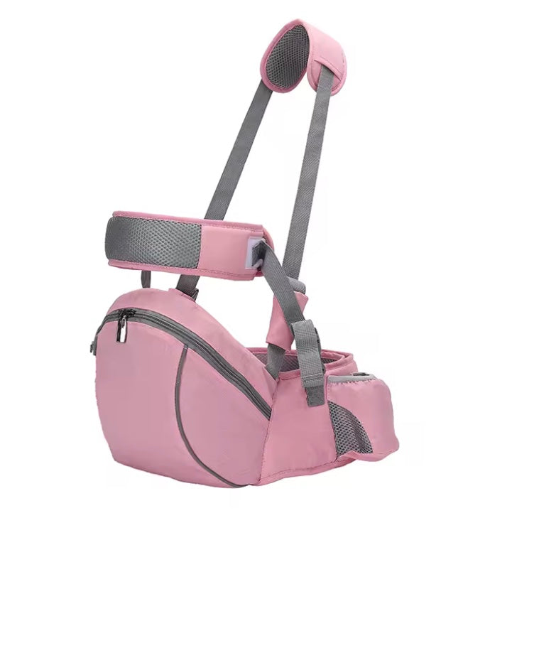 porte bébé ergonomique rose qui allie confort