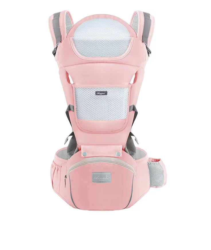 porte bébé ergonomique rose confort du bébé