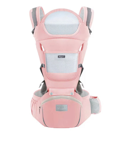 porte bébé ergonomique rose confort du bébé