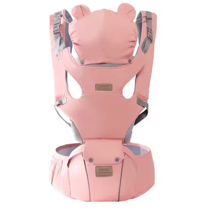 porte bébé ergonomique rose sécuritaire