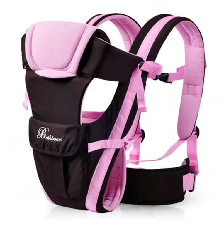 porte bébé ergonomique rose