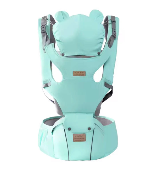 porte bébé ergonomique vert sécuritaire