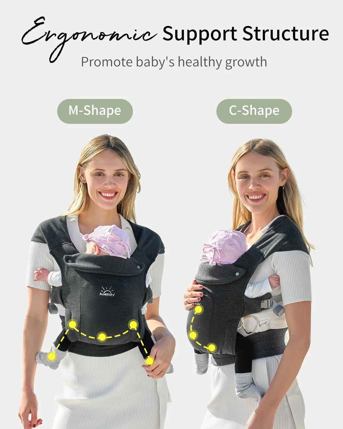 porte bébé ergonomique bébé est confortable
