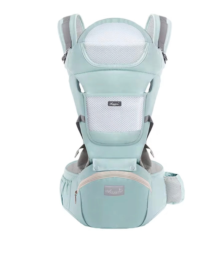 porte bébé ergonomique vert confort des bébés