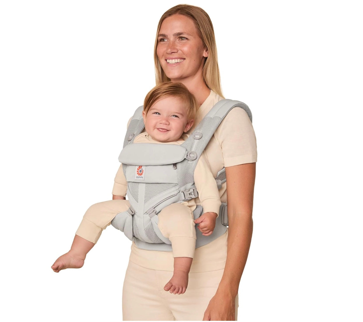 porte bébé gris pâle