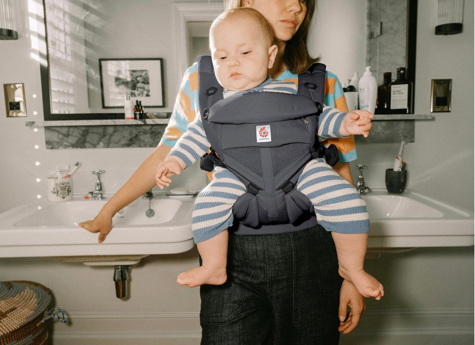 porte bébé gris foncé liberté