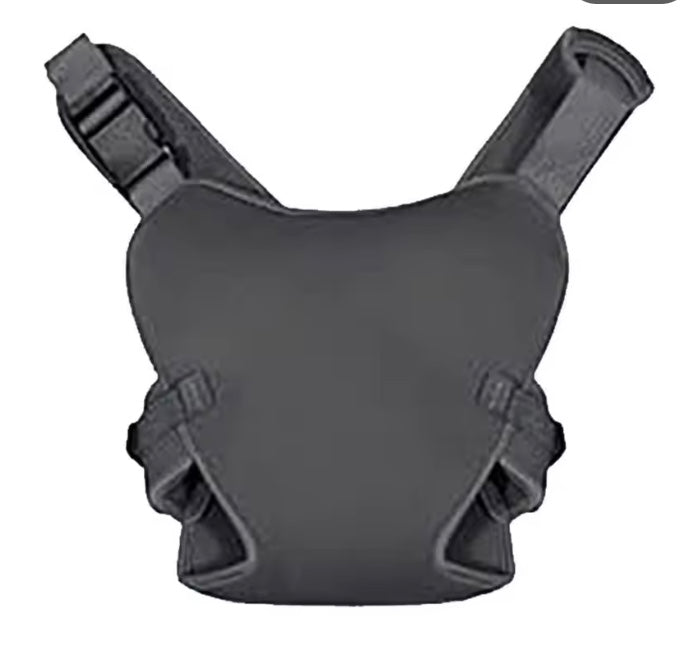 porte bébé gris pour la piscine