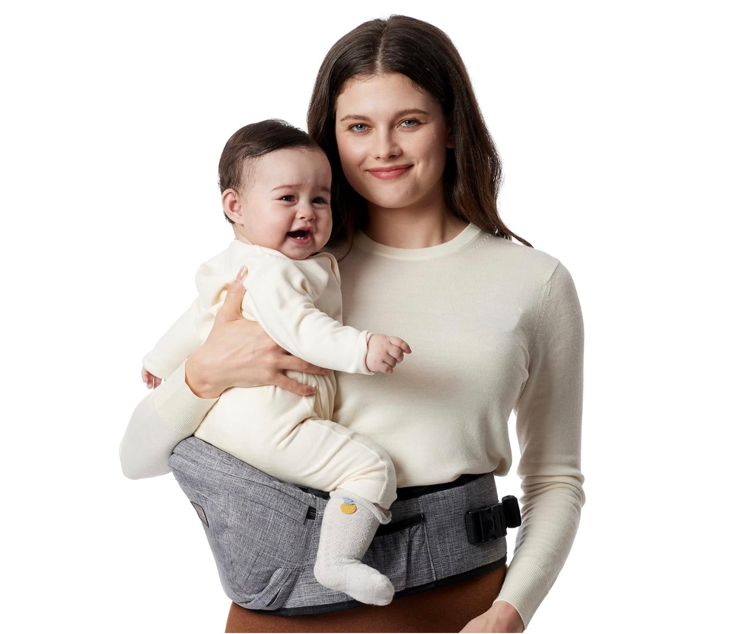 porte bébé gris sans sangle