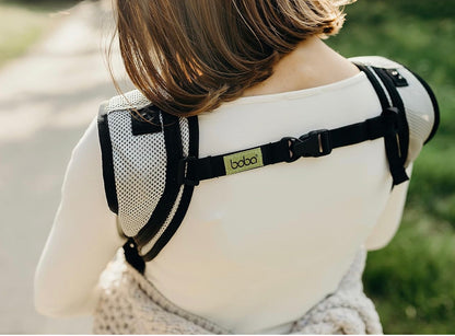 porte bébé gris très sécuritaire