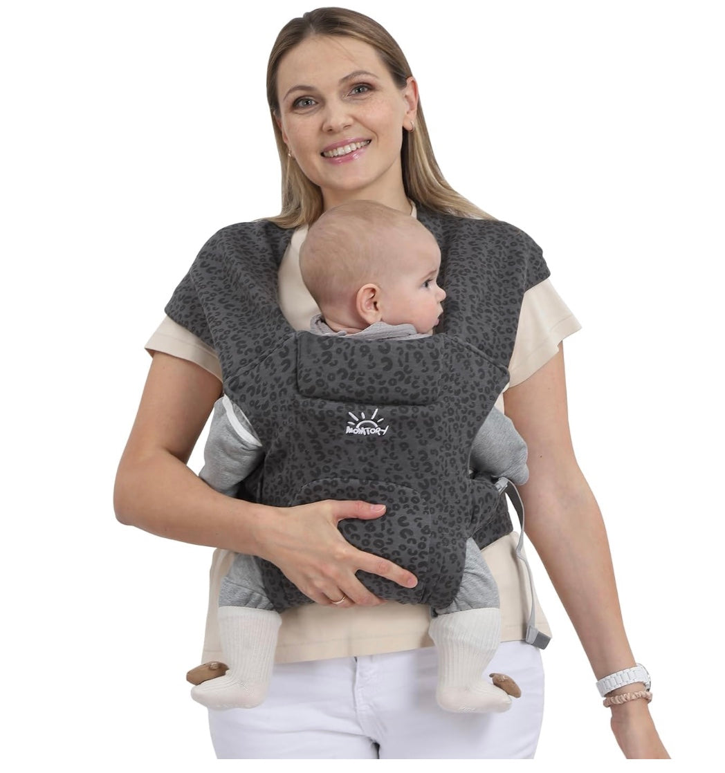 porte bébé léopard ergonomique