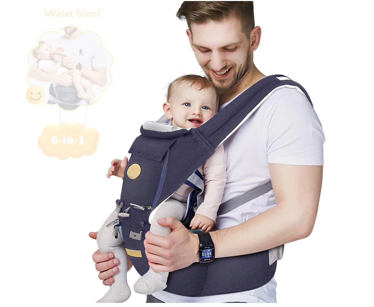 porte bébé marine ergonomique